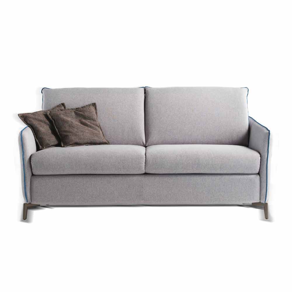 Molester Bewust worden water 2 seater maxi sofa L 165cm eco-leather / fabric made in Italy Erica