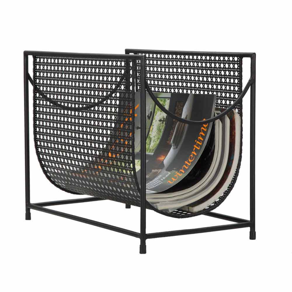 Modern Design Iron Floor Magazine Rack 37X22X30 cm
