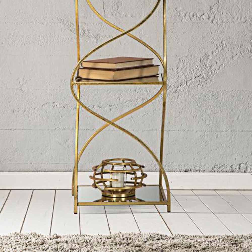 MDF Iron Telephone Table and Modern Design Mirror