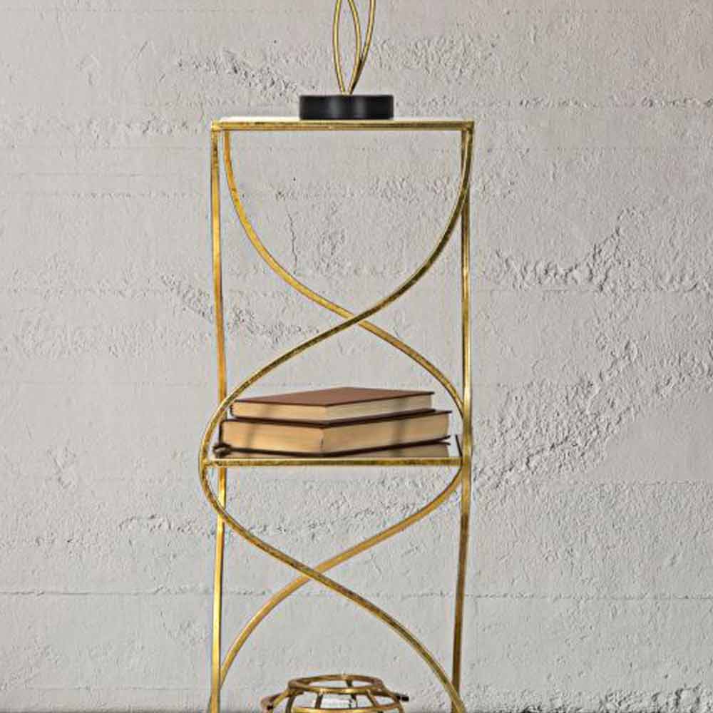 MDF Iron Telephone Table and Modern Design Mirror