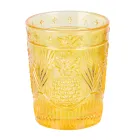 12 Water Glasses 250 ml in Glass and Worked Surface - Sangria Viadurini