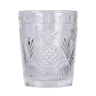 12 Water Glasses 250 ml in Glass and Worked Surface - Sangria Viadurini