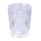 12 Water Glasses 250 ml in Glass and Worked Surface - Sangria Viadurini