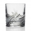 12 Double Old Fashioned Tumbler Crystal Whiskey Glasses, Luxury Line - Avvento