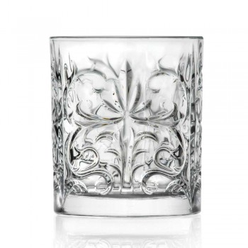 12 Double Old Fashioned Tumbler Glasses in Luxury Eco Crystal - Destino