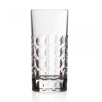 12 Highball Glasses for Soft Drinks or Long Drinks in Eco Crystal - Titanioball