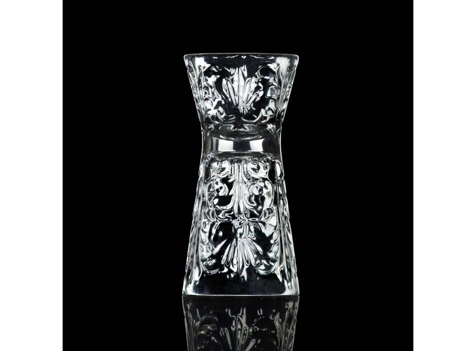 Modern Luxury Design Cocktail Jigger Glasses with Decoration