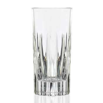 12 Tumbler Tall Long Drink Glasses in Ecological Crystal - Voglia