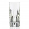12 Tumbler Tall Long Drink Glasses in Ecological Crystal, Luxury Line - Voglia