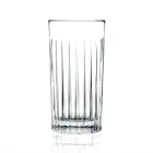 12 Tumbler Tall Highball Glasses in Decorated Eco Crystal - Senzatempo Viadurini