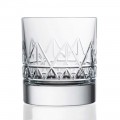 12 Crystal Luxury Vintage Design Whiskey or Water Glasses, Luxury Line - Aritmia