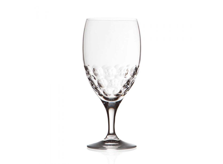 12 Beer Glasses in Ecological Crystal Decorated Luxury Design - Titanioball