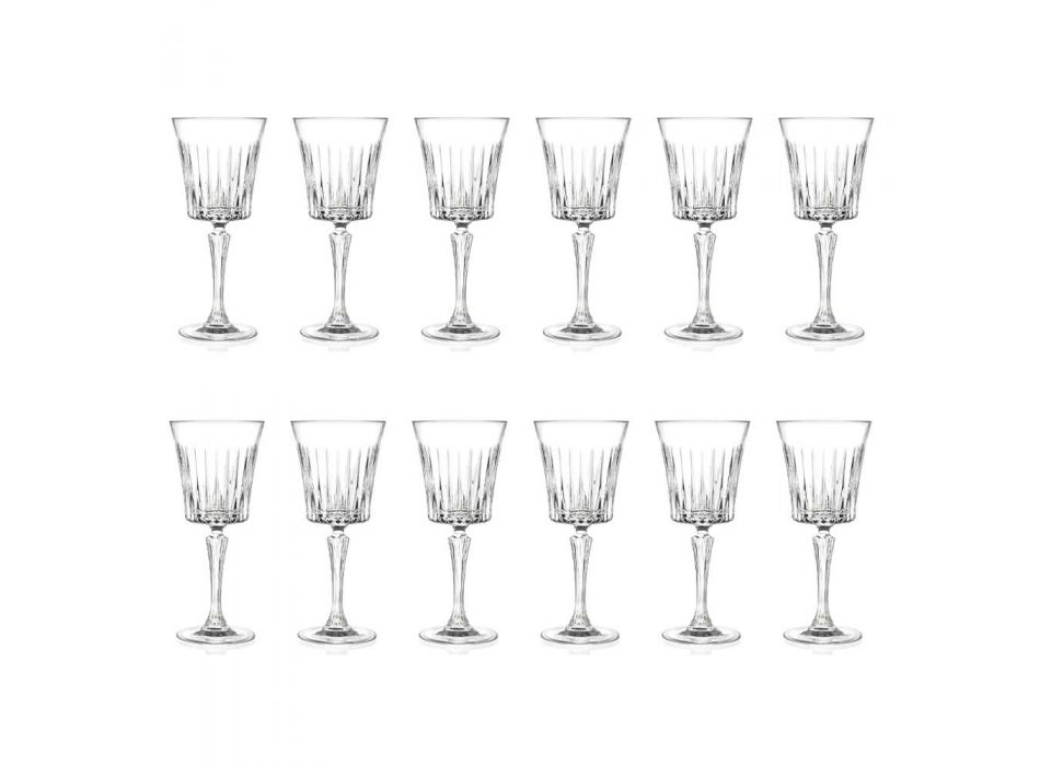 12 Luxury Ecological Crystal Water Cocktail Wine Glasses - Senzatempo