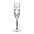 12 Flute Glasses Glass for Champagne or Prosecco in Eco Crystal - Daniele