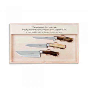 14 Knives Complete Berti Case exclusively for Viadurini - Canaletto