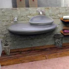 Stone washbasin Modern Design Made in Italy Viadurini