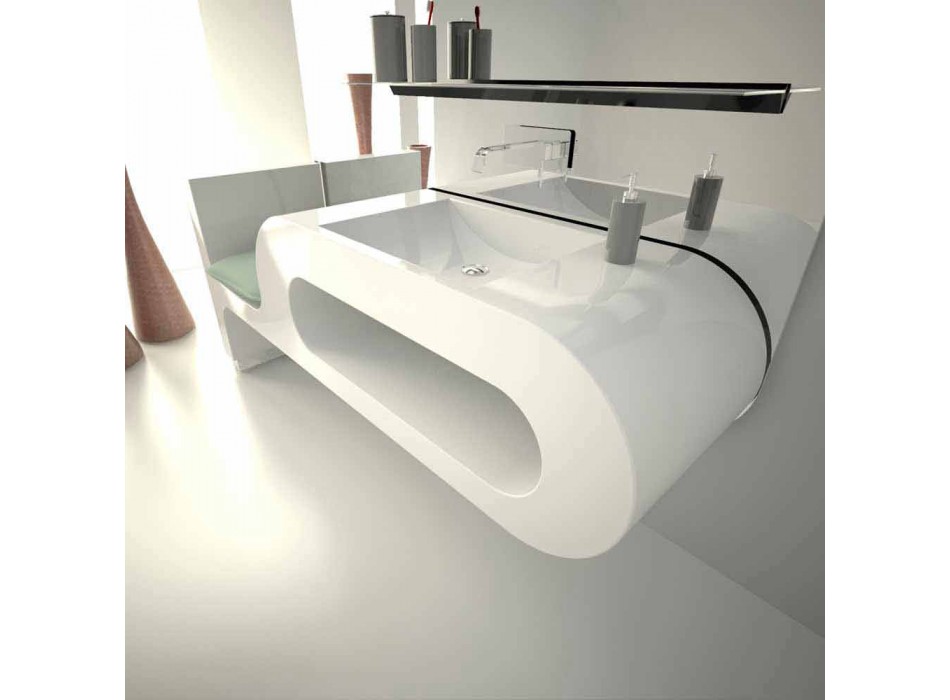 Garfish Bathroom Sink Design Made in Italy Viadurini