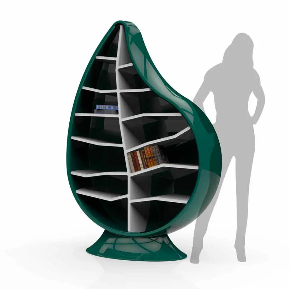 Modern Library Chlorophyll Made in Italy Viadurini