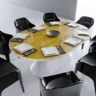 Desk Office Design Lunch Table Made in Italy Viadurini