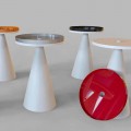 Modern design living room coffee table Spot, handmade in Italy