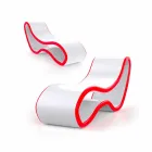 Chaise Longue Design Lory Made in Italy Viadurini