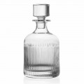 2 Whiskey Bottles in Eco-Friendly Crystal, Vintage Design, Luxury Line - Tattile