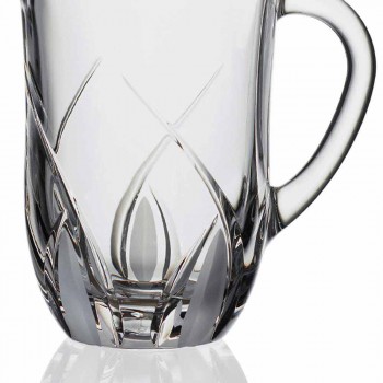 2 Ecological Crystal Water Jugs Luxury Hand Decorated Design - Montecristo