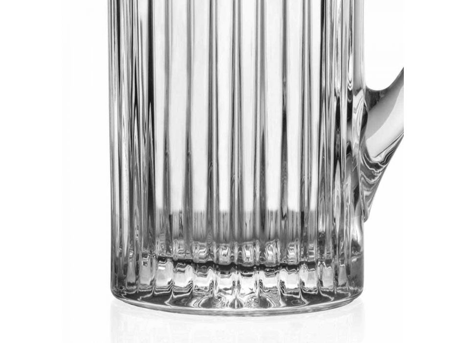 2 Jugs of Water and Drinks in Eco Crystal Decorated Luxury Design - Senzatempo