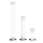 2 Outdoor Column Lamps with Plastic or Metal Base Made in Italy - Ninfa Viadurini