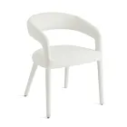 2 Upholstered Armchairs in Bouclè Fabric with Covered Frame - Domenica Viadurini