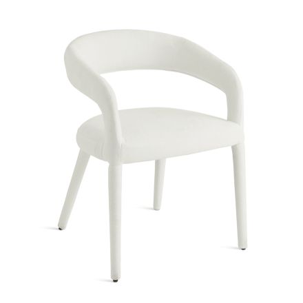 2 Upholstered Armchairs in Bouclè Fabric with Covered Frame - Domenica Viadurini