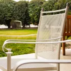 2 Classically Designed Metal Garden Armchairs Made in Italy - Solis Viadurini