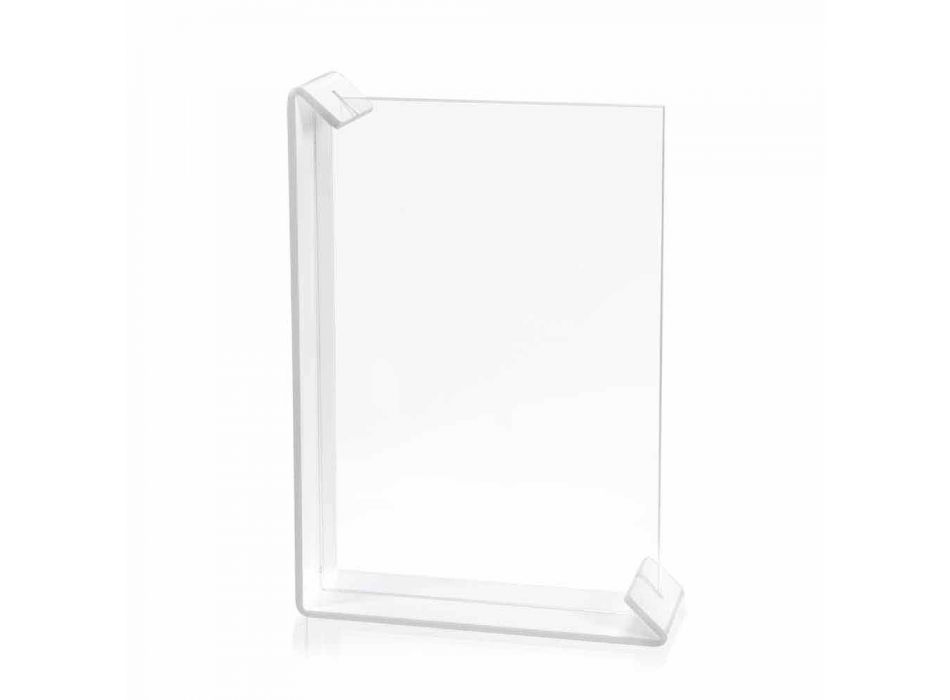 2 Multiple Table Photo Frame in Colored Plexiglass or with Wood - Menelao
