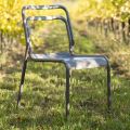 2 Indoor and Outdoor Chairs in 100% Recycled Aluminum in Different Colors - Drink