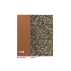 2 Indoor Chairs Made of Metal with Bliss Fabric Seat - Avenia Viadurini