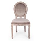 2 Classic Design Dining Room Chairs in Polyester Homemotion - Dalida Viadurini