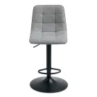 2 Living Room Stools with Fabric Seat in Different Colors - Corrente Viadurini