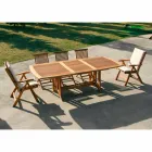 Amalfi Real Teak Extendable Table Viadurini