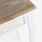 3 Classic Style Design Console in Fir Bamboo Bamboo and Mdf - Camalow Viadurini