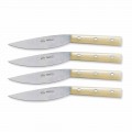 4 Quality Table Knives, Berti Exclusive for Viadurini - Albiolo