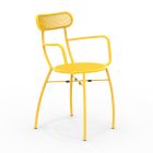 4 Metal Garden Armchairs of Different Colors Made in Italy - Hedge Viadurini