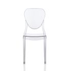 4 Outdoor and Indoor Chairs in Transparent Polycarbonate - Spinosa Viadurini