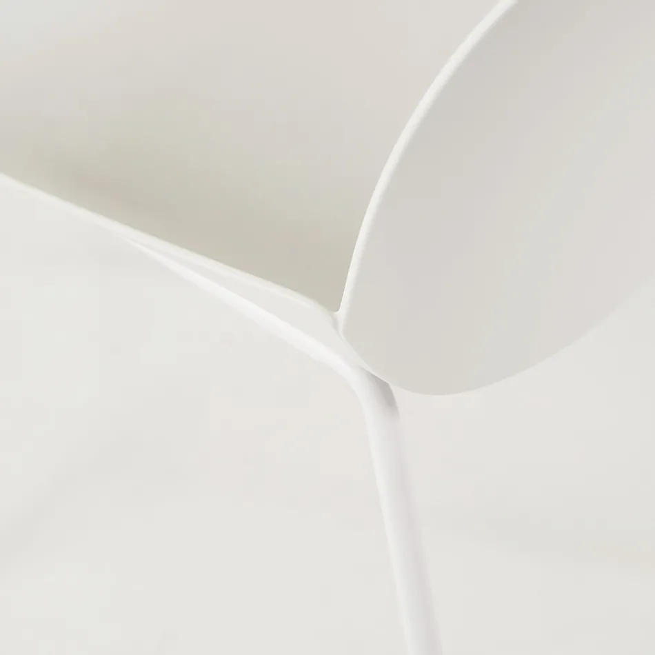 4 Outdoor and Indoor Chairs Made of Polypropylene and Metal - Bloody Viadurini