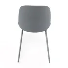 4 Outdoor and Indoor Chairs Made of Polypropylene and Metal - Bloody Viadurini