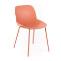 4 Outdoor and Indoor Chairs Made of Polypropylene and Metal - Bloody