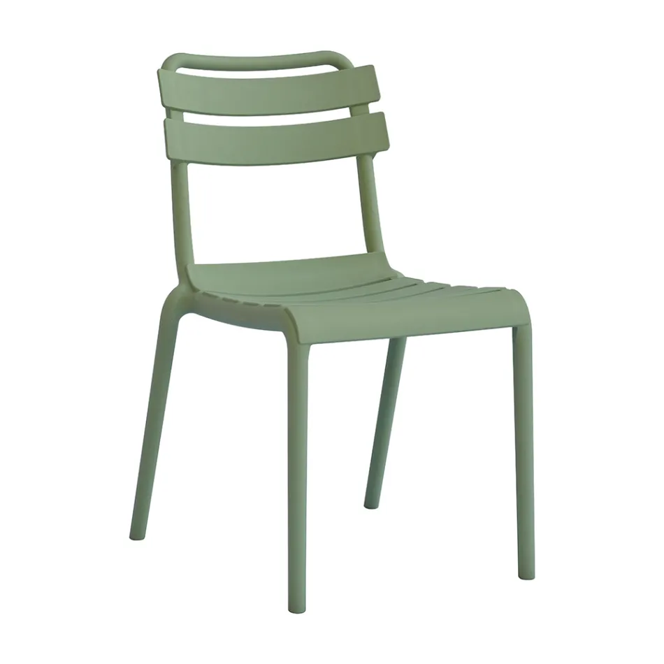 4 UV-Resistant Polypropylene Garden Chairs - Amarillis Viadurini