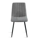 4 Living Room Chairs with Upholstered Fabric Seats in Different Colors - Impeto Viadurini