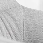 4 Living Room Chairs with Fabric Seat and Metal Structure and Legs - Pine Viadurini