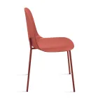 4 Polypropylene Living Room Chairs with Metal Frame - Dinamo Viadurini