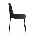 4 Polypropylene Living Room Chairs with Metal Frame - Dinamo Viadurini